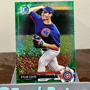 2017 Bowman - Chrome Prospects  Green Shimmer Refractor #BCP124 Dylan Cease /99 - Picture 1 of 3