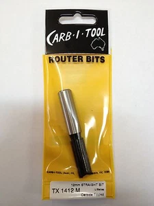 CARB-I-TOOL / CARBITOOL TX 1412 M 12mm x ½” LONG TCT STRAIGHT CUT ROUTER BIT - Bild 1 von 1
