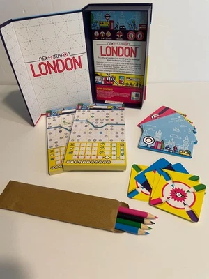 Blue Orange Games: Next Station LONDON Flip & Write Card Game 1-4 players  - Image 1 of 3