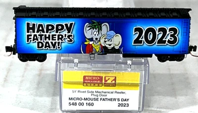 MICRO-TRAINS Z SCALE MICRO-MOUSE 2023 HAPPY FATHERS DAY CAR 54800160 - Image 1 of 4