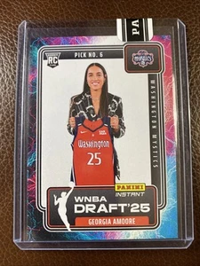 2025 Panini Instant WNBA Draft #5 Georgia Amoore Mystics RC LIGHTNING 2/5 SSP - Picture 1 of 2