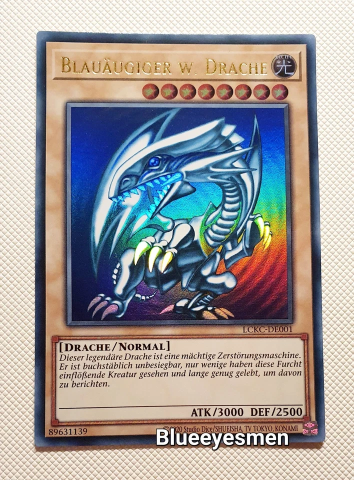 Yu-Gi-Oh! Blauäugiger W Drache LCKC Near Mint Ultra Rare Classic NEU!  - Bild 1 von 1