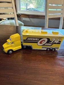 Disney Pixar Cars Sidewall Shine Hauler Semi Truck - Picture 1 of 9