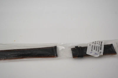 Correa de repuesto Mido Multifort cuero negro naranja 23 mm M610012925 M005614A Foto 1 de 4