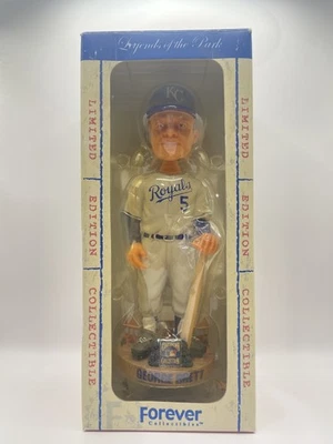 Bobblehead George Brett Kansas City Royals Legends of the Park novo fechado - Imagem 1 de 4