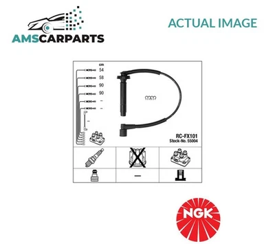 IGNITION CABLE SET LEADS KIT 55004 NGK NEW OE REPLACEMENT - Image 1 of 4