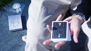 Simple Doodle (Mono) Playing Cards By Bacon Playing Card Poker - Picture 1 of 4