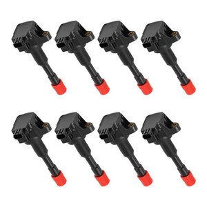 8Pcs Ignition Coil Pack for Honda Civic Hybrid 1.3L 2003-2010 30521PWA003 Black - Picture 1 of 9