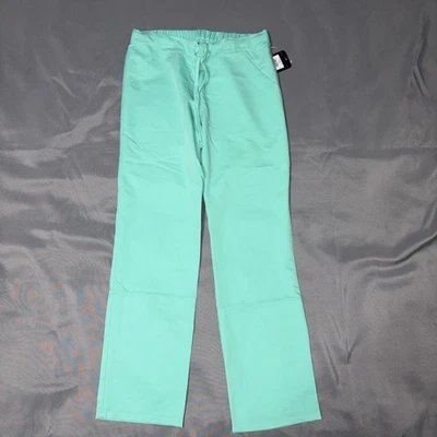 Pantalones Médicos Cherokee Talla XS Unisex con Cordón Pierna Recta Verde Azulado Foto 1 de 4