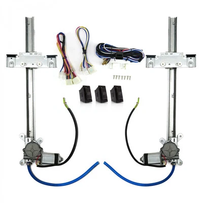 Kit de ventana eléctrica plana con 3 interruptores AutoLoc AUTPW55033 camión personalizado calle  Foto 1 de 2