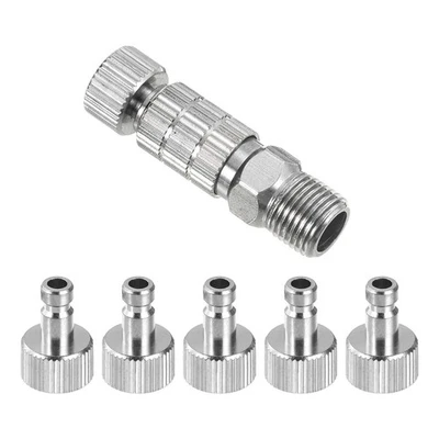 1/8 Air Brush Connector Adapters, Air Brush Quick Connect Air Brush Quick Foto 1 de 4