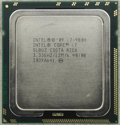 Intel Core i7-980X LGA1366 CPU Processor Extreme Edition SLBUZ 3.33GHz 6core 12M - Image 1 of 2