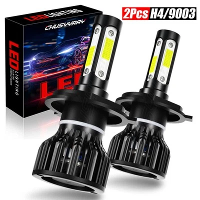 Para Kia Soul H4 2020-2023 2 piezas faros LED 6000K blanco haz alto bajo Foto 1 de 4