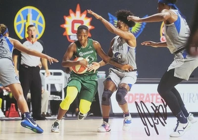 Jewell Loyd Seattle Storm (Team USA / Las Vegas Aces) Signed 5x7 Photo - Image 1 of 2