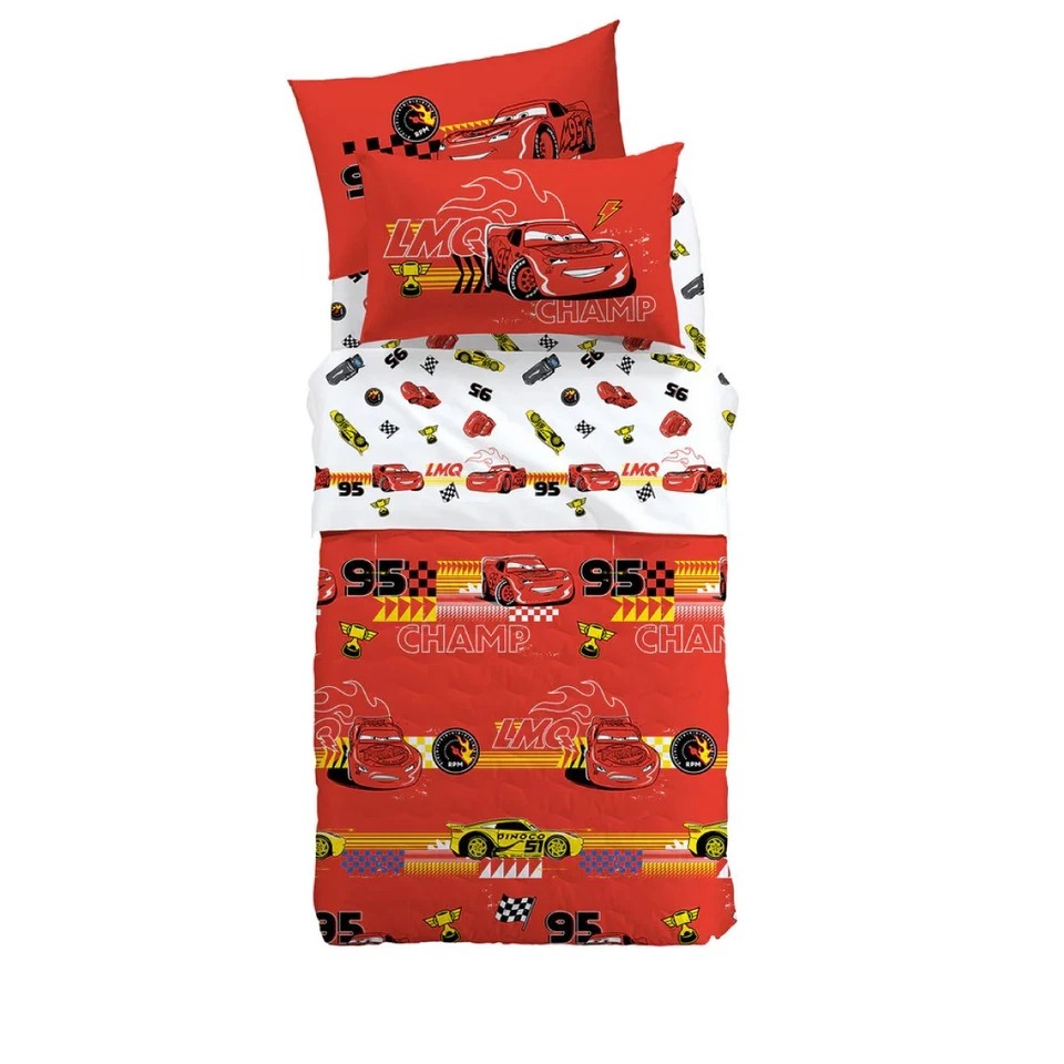 Completo lenzuola Cars 95 Disney Caleffi - dimensioni varie AB956 - Immagine 1 di 1