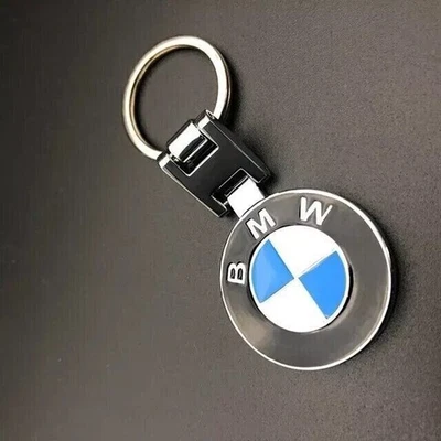 M Sport M Power Solid Metal Leather Keyring Luxus Keychain High Quality KeyRing - Bild 1 von 3