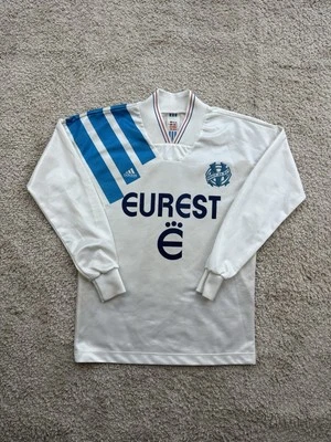 Maillot Olympique Marseille OM Vintage 1993 Eurest Adidas taille XXL - Photo 1/4