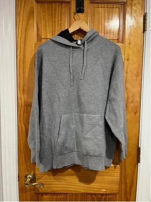 Sudadera con Capucha COS Moderna Minimalista Gris Para Hombre L Grande Pullover Bolsillo Canguro Foto 1 de 4