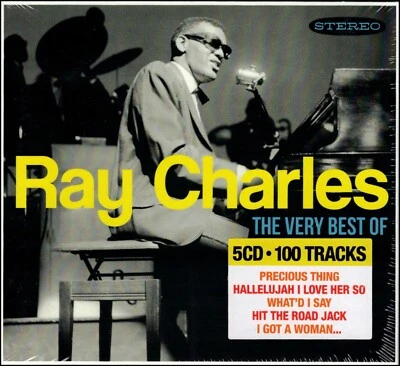 RAY CHARLES * 100 Greatest Hits * NEW 5-CD Box Set * All Original Recordings - Image 1 of 2