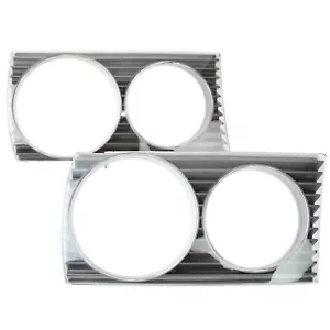 URO Pair Set of Driver & Passenger Headlights Door Bezel For Mercedes W123 - Picture 1 of 1