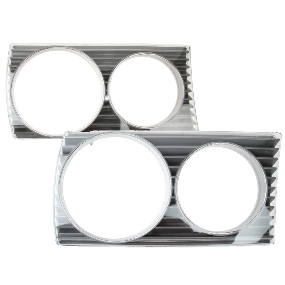 Juego de pares de faros de conductor y pasajero URO bisel de puerta para Mercedes W123 Foto 1 de 1