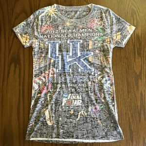 Youth XL UK Kentucky Basketball 2012 NCAA Mens National Champions Shirt Upcycled - Picture 1 of 7