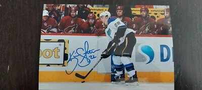 Foto 4x6 firmada a mano por Kevin Shattenkirk St. Louis Blues NHL, auténtica Foto 1 de 3