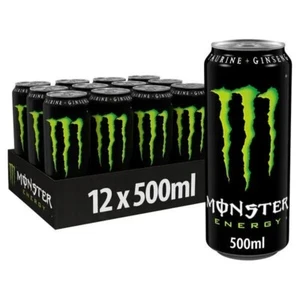 Monster Energy Drink 500ml Dosen (12er Pack) langes Verfallsdatum gesichert verpackt - Bild 1 von 4