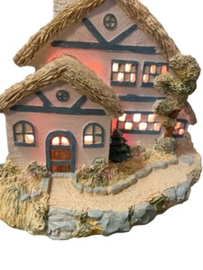 Country Inn Cottage beleuchtetes Haus des Lloyd 1993 Weihnachten - Bild 1 von 8