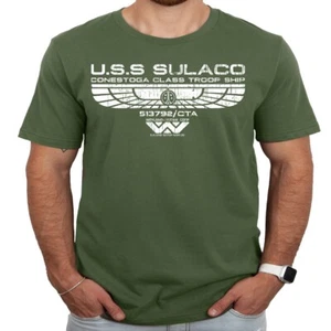 Camiseta para adulto USS Sulaco 513792 logotipo envejecido - Imagen 1 de 1
