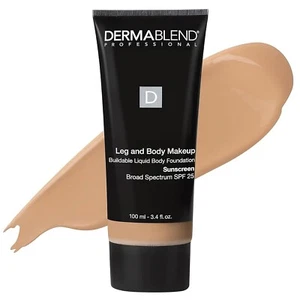 Dermablend Leg and Body Makeup Body Foundation  3.4 Oz Tan Honey 45W Open99%Full - Picture 1 of 1