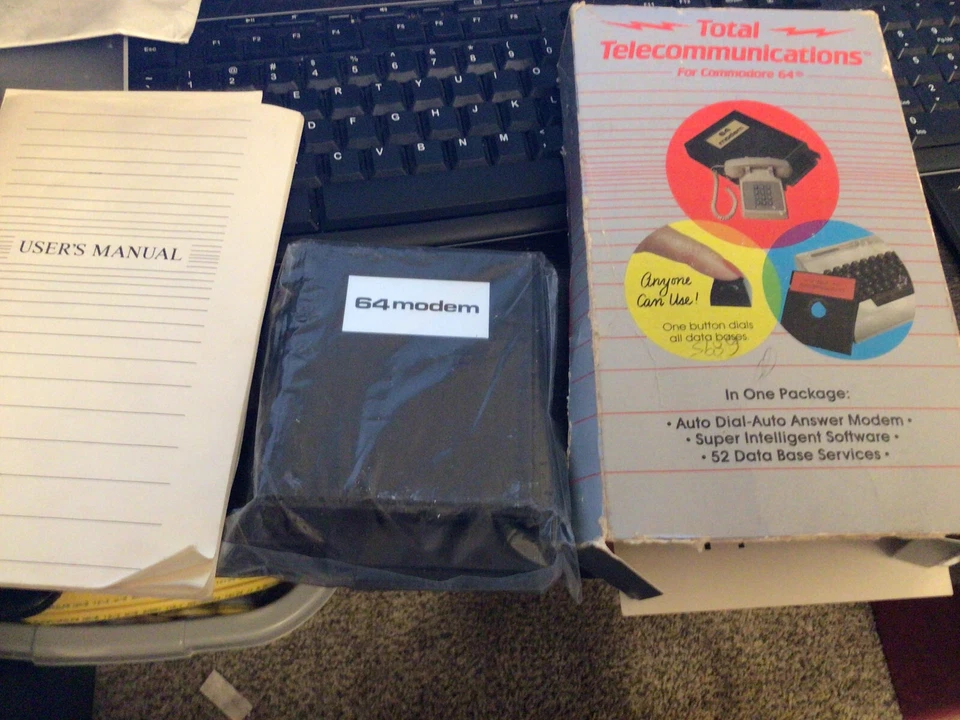 Total Communications COMMODORE 64 Modem - For Commodore 64 Vintage Computers - Image 1 of 1