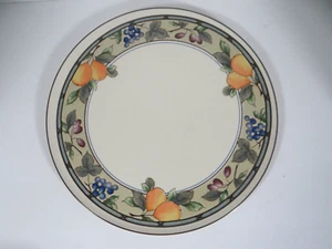 Plato de pastel Mikasa Intaglio Garden Harvest redondo 12 1/2" CAC29 Japón - Imagen 1 de 7