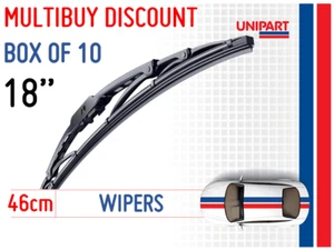 10x Frontscheibe 18" / 46cm Universal Wischerblätter Restposten GWB918 Unipart - Bild 1 von 7