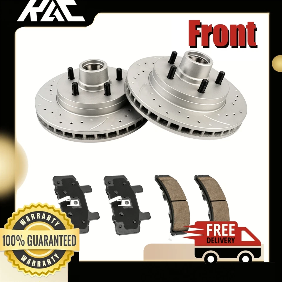 5595 D369 Juego de pastillas de freno de disco delanteras para GMC C1500 1995-1999 Foto 1 de 4