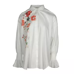 Maje Women's Shirt Size 3 / L Floral E19CRAVI - Picture 1 of 9