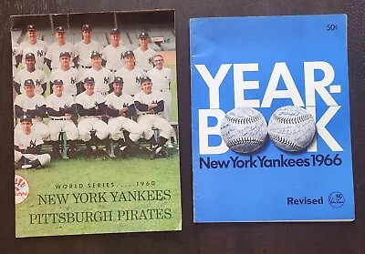 1960 WORLD SERIES PROGRAM vs PITTSBURGH PIRATES SCORED N.Y.  NY YANKEES YEARBOOK - Image 1 of 4