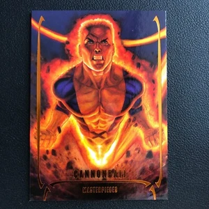 2024 Skybox Marvel Masterpieces Nahuel Grego Cannonball Legendary Orange /99 Yin - Bild 1 von 4