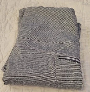 Kyodan Striped Athletic Loungewear Leggings Size P/S With 2 Zipper Pockets  - Picture 1 of 9