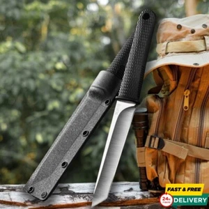 High Quality Fixed Blade Knife Knives Stainless Steel Outdoor Survival Camping - Picture 1 of 4