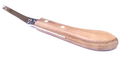 Cuchillo de casco clásico 7x2,75 mm hoja de acero inoxidable mango de madera 8,5" mano derecha Foto 1 de 2