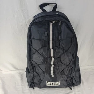 Mochila negra de por vida bolsa de gimnasio grande ejercicio atleta logotipo bolsa - Imagen 1 de 16