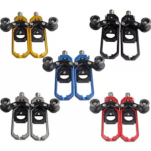 Chain Adjuster Swingarm Spools Sliders For Honda CBR600RR 07-21 CBR1000RR 08-16 - Picture 1 of 24