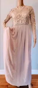 AX Paris Blush Donna/Beige Matrimonio Vintage/Abito Formale - Foto 1 di 12
