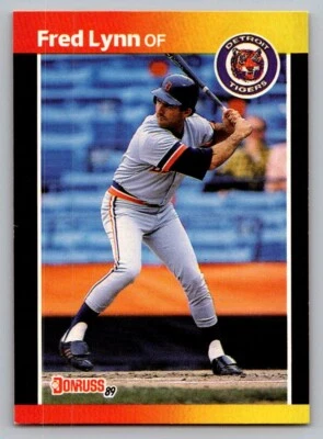 1989 Donruss - #563 Fred Lynn - Image 1 of 2