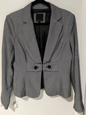 Chaqueta Blazer Mujer The Limited Traje Gris Talla 10 Un Botón Delantero Foto 1 de 4
