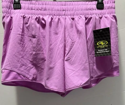 Pantalones Cortos Athletic Works Niñas Talla XXL (18) Púrpura Correr Sólidos Nuevos con Etiquetas Foto 1 de 4