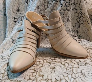 Sonoma Goods For Life Mules Shoes Women Size 9.5 Lhasa Apso Slip On Beige Office - Picture 1 of 10