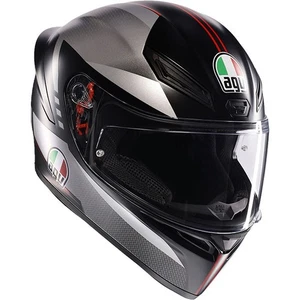 AGV K1 S Motorcycle Full Face Road Sports Helmet Lap Matt Black Grey Red - Picture 1 of 8