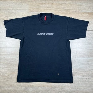 Vintage Y2K DC Shoe Co USA Skater Center Logo Graphic Black T-Shirt Men’s XL - Picture 1 of 9